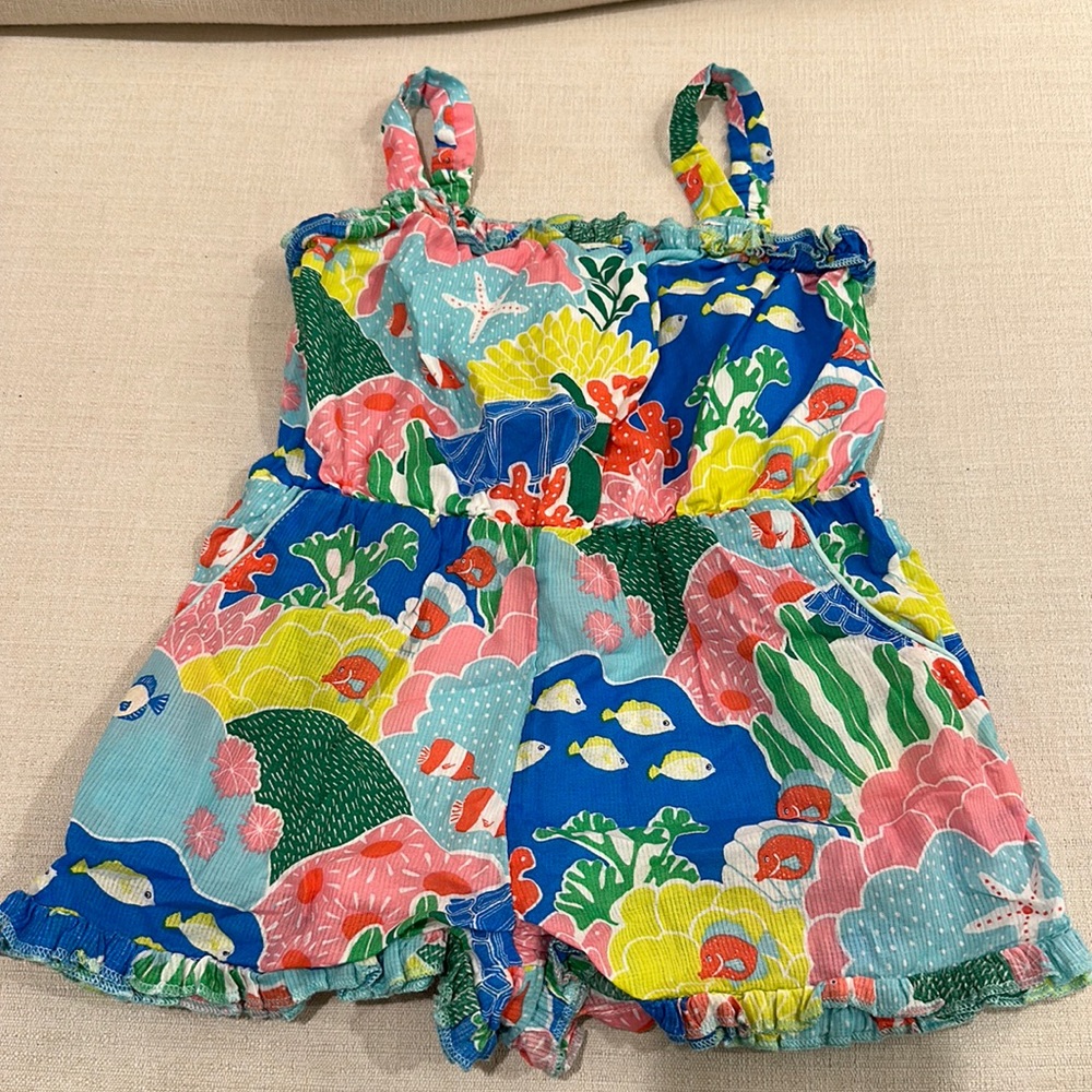 MiniBoden sea themed romper